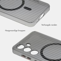 Accezz Lite Backcover met MagSafe | Fluted | Samsung Galaxy S24 - Zwart