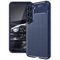 imoshion Carbon Softcase Backcover Samsung Galaxy S23 Plus - Blauw