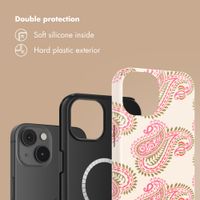 Selencia Vivid Back Cover with MagSafe Apple iPhone 14 - Paisley Blush