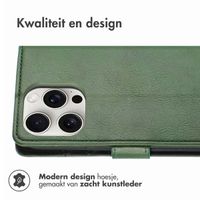 imoshion Luxe Bookcase Apple iPhone 16 Pro - Groen