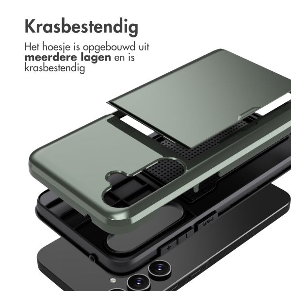 imoshion Backcover met pasjeshouder Samsung Galaxy A55 - Donkergroen