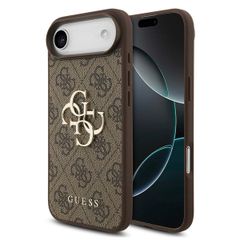 Guess 4G Metal Logo Backcover Apple iPhone Air - Bruin