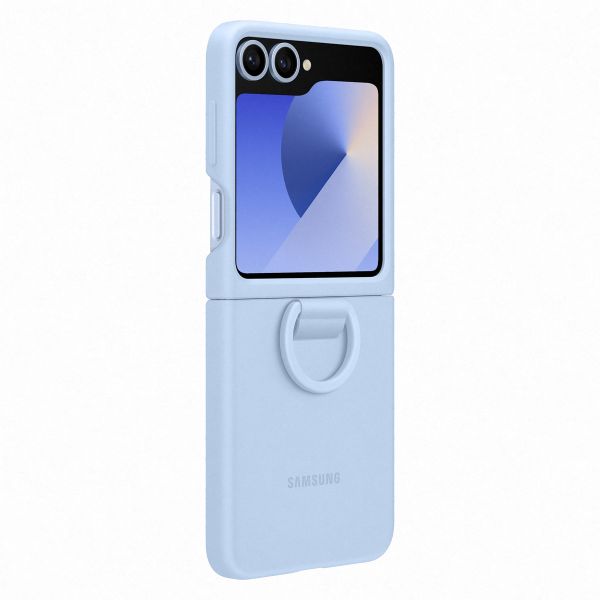 Samsung Originele Silicone Cover Ring Galaxy Z Flip 6 - Blue