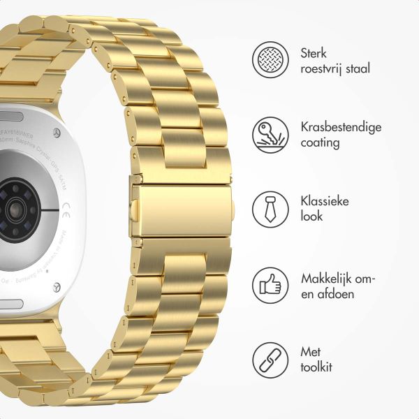 imoshion Stalen bandje Samsung Galaxy Watch 8 (40/44mm) / Classic (46mm) - Goud