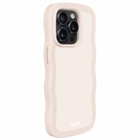 Holdit Wavy Case iPhone 15 Pro - Light Beige