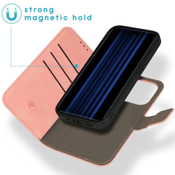 imoshion Uitneembare 2-in-1 Luxe Bookcase Apple iPhone 15 Pro - Roze