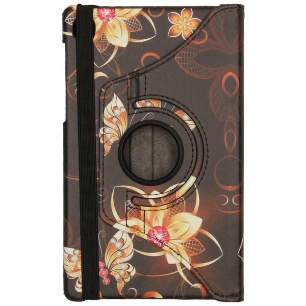 imoshion 360° Draaibare Design Bookcase Samsung Galaxy Tab A7 Lite - Butterfly Flower