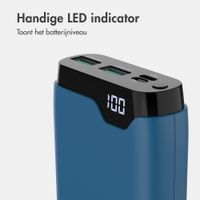 imoshion Powerbank 20.000 mAh - 22,5W Snellader - USB-C / USB-A - Blauw