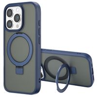 Accezz Ring Stand Backcover met MagSafe Apple iPhone 16 Pro - Blue