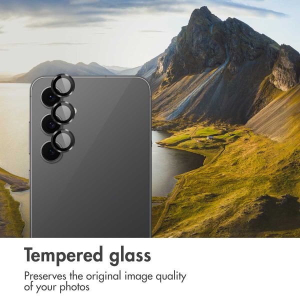imoshion Camera Protector Glass 2-pack Samsung Galaxy S25 FE - Black
