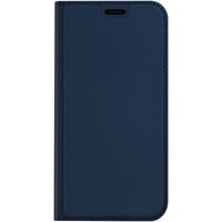 Dux Ducis Slim Softcase Bookcase iPhone 12 (Pro) - Donkerblauw