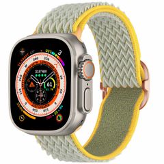 imoshion Elastisch nylonbandje Apple Watch Series 1 t/m 11 / SE / Ultra (44/45/46/49 mm) - Lichtgroen