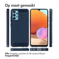 imoshion Brushed Backcover Samsung Galaxy A32 (4G) - Donkerblauw