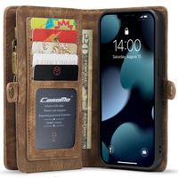 CaseMe Luxe Lederen 2 in 1 Portemonnee Bookcase iPhone 13 Mini