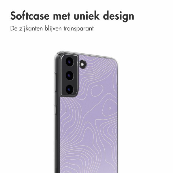 imoshion Design hoesje Samsung Galaxy S22 - topo_lilac