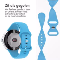 imoshion Siliconen⁺ bandje Google Pixel Watch 3 / 4 (45 mm) - Maat S - Blauw