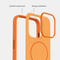 imoshion Color Backcover met Thin MagSafe Ring Apple iPhone 15 Pro - Oranje