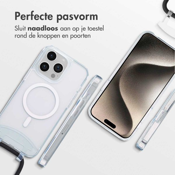 imoshion MagSafe Backcover met afneembaar koord Apple iPhone 15 Pro Max - Transparant