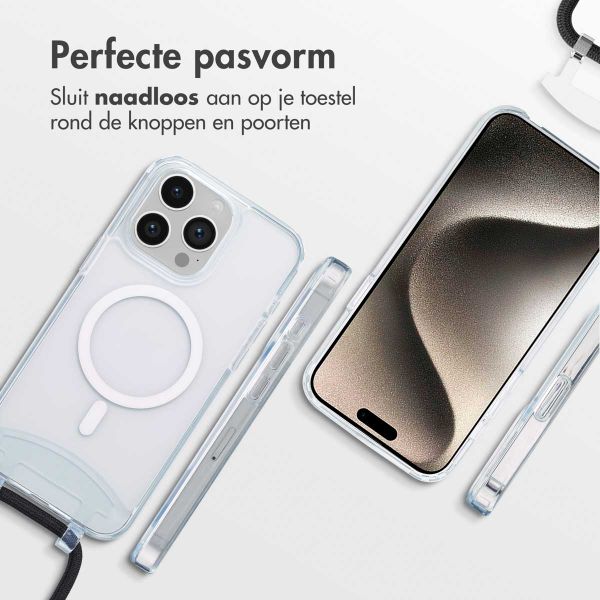 imoshion MagSafe Backcover met afneembaar koord iPhone 15 Pro Max - Transparant