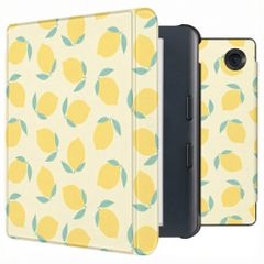 imoshion Design Slim Hard Case Sleepcover met stand Kobo Libra Colour - Citrus Dream