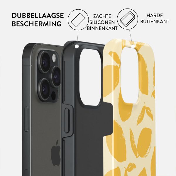 Burga Tough Backcover Apple iPhone 15 Pro - Lemon Tart