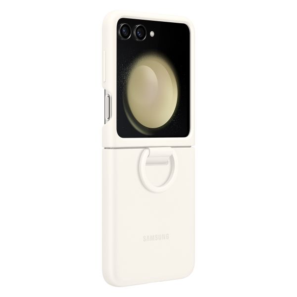 Samsung Originele Silicone Cover Ring Galaxy Z Flip 5 - Cream