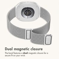 imoshion Milanese Magnetic Band Samsung Galaxy Watch 9 (40/44mm) / Watch 8 (40/44mm) / Classic (46mm) - Silver