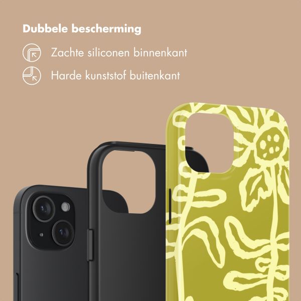 Selencia Vivid Backcover Apple iPhone 15 - Chalky Bloom