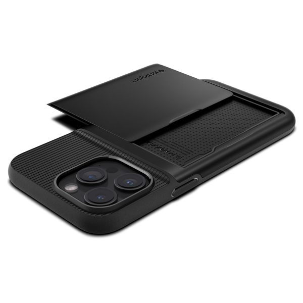 Spigen Slim Armor CS Backcover Apple iPhone 15 Pro - Zwart