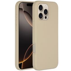 Accezz Liquid Silicone Back Cover with MagSafe Apple iPhone 16 Pro Max - Stone