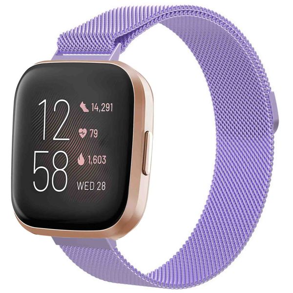 imoshion Milanees magnetisch bandje Fitbit Versa 2 / Versa Lite - Paars