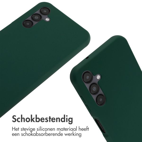 imoshion Siliconen hoesje met koord Samsung Galaxy A14 (5G/4G) - Donkergroen