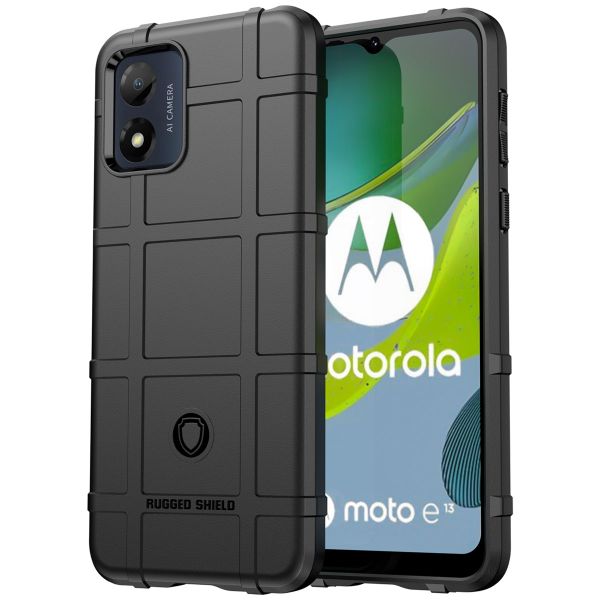 imoshion Rugged Shield Backcover Motorola Moto E13 - Zwart