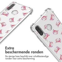 imoshion Design hoesje met koord Huawei P30 Lite - Crab Watercolor