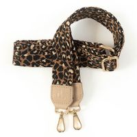 Dutchies Phone Strap - Universeel verstelbaar telefoonkoord - African Leopard / Beige