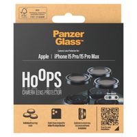 PanzerGlass Camera Protector Hoop Optic Rings iPhone 15 Pro / 15 Pro Max - Blue Metal