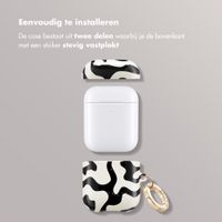 Selencia Vivid Case Apple AirPods 1 / 2 - Art Wave Black