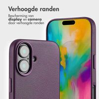 Accezz Leather Bookcase 2-in-1 met MagSafe Apple iPhone 16 - Heath Purple