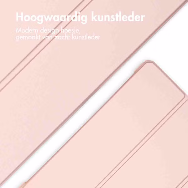 imoshion Trifold Hardcase Bookcase Apple iPad 9 (2021) 10.2 inch / iPad 8 (2020) 10.2 inch / iPad 7 (2019) 10.2 inch - Roze