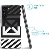 imoshion Design hoesje Samsung Galaxy S21 - Grafisch - Kruis - Transparant