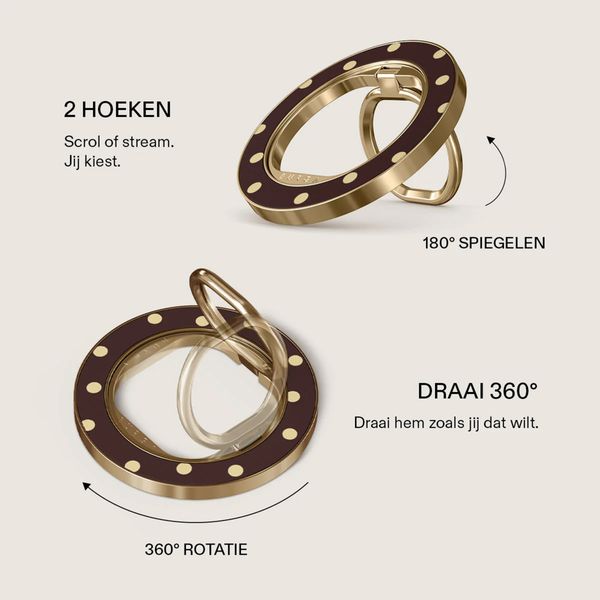 Burga Ringholder MagSafe Gold - Telefoonring - Sorry Busy