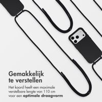 imoshion Color Backcover met afneembaar koord met MagSafe Apple iPhone 17 Pro - Zwart