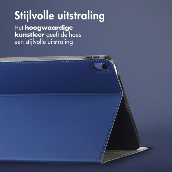 Accezz Classic Tablet Case Apple iPad 11 (2025) 11 inch A16 / iPad 10 (2022) 10.9 inch - Donkerblauw