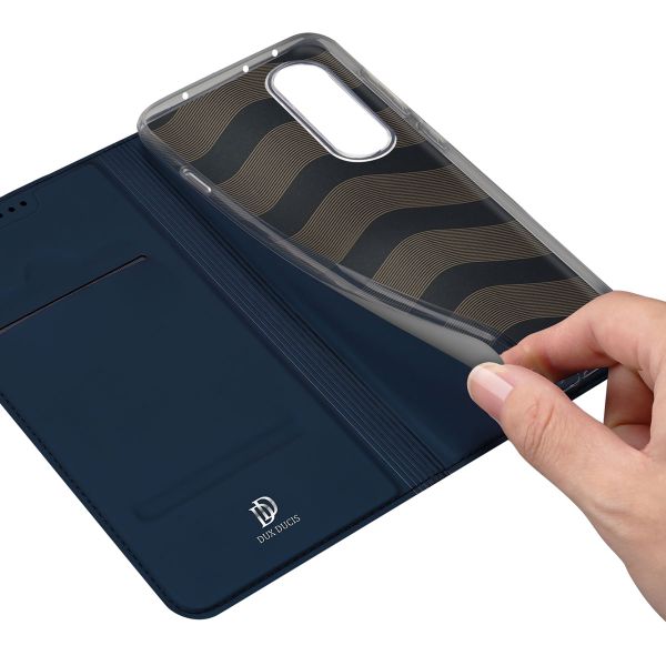 Dux Ducis Slim Softcase Bookcase OnePlus Nord 5 - Blauw