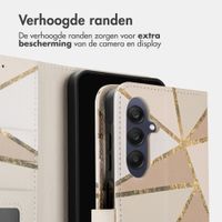 imoshion Design Bookcase Samsung Galaxy A26 - Beige Graphic
