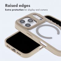 imoshion Transparent Wallet Case with MagSafe Apple iPhone 18 Pro / 17 Pro - Beige