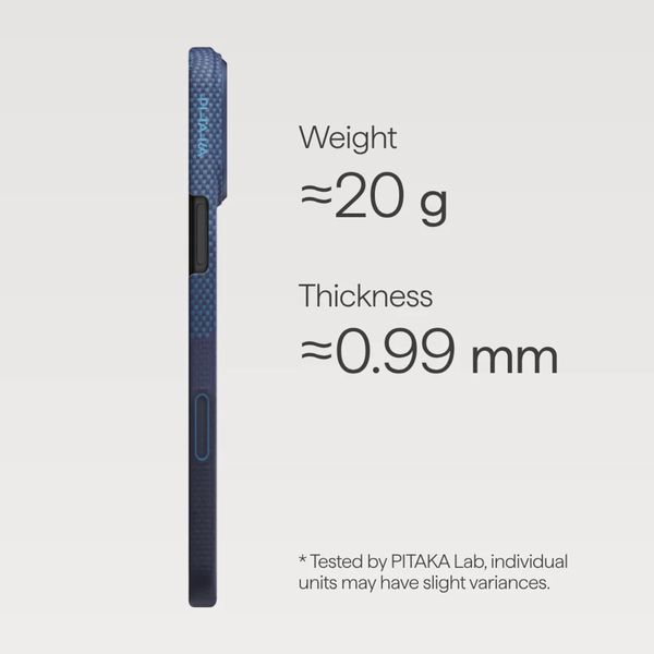 Pitaka Ultra Slim Backcover Apple iPhone 17 Pro - Over the Horizon