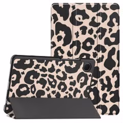imoshion Design Trifold Bookcase Samsung Galaxy Tab A11 / A9 8.7 inch - Leopard