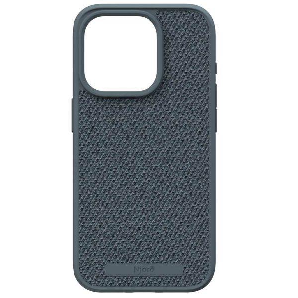 Njorð Collections Fabric MagSafe Case iPhone 15 Pro - Dark Grey