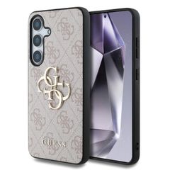 Guess 4G Metal Logo Backcover Samsung Galaxy S25 Plus - Roze